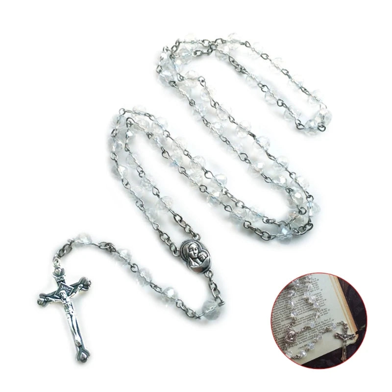 White Crystal Rosary