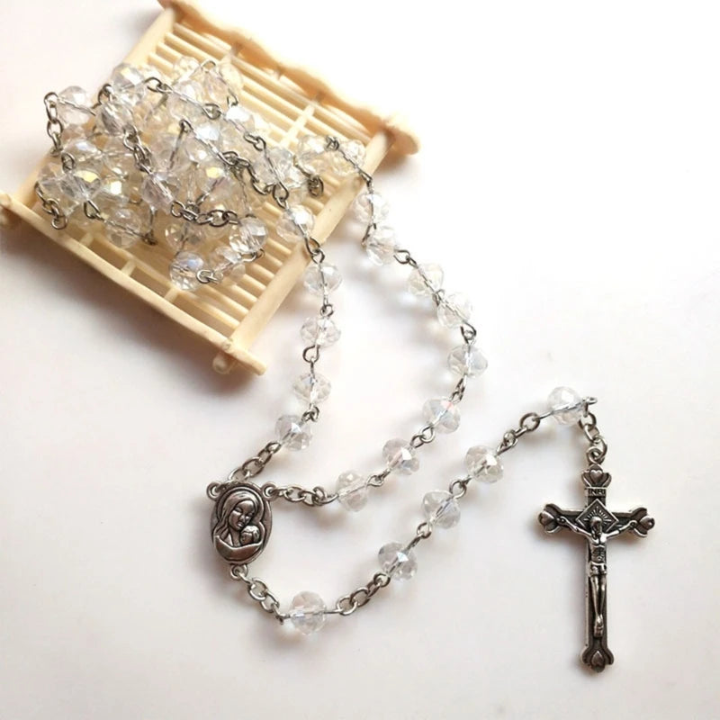 White Crystal Rosary